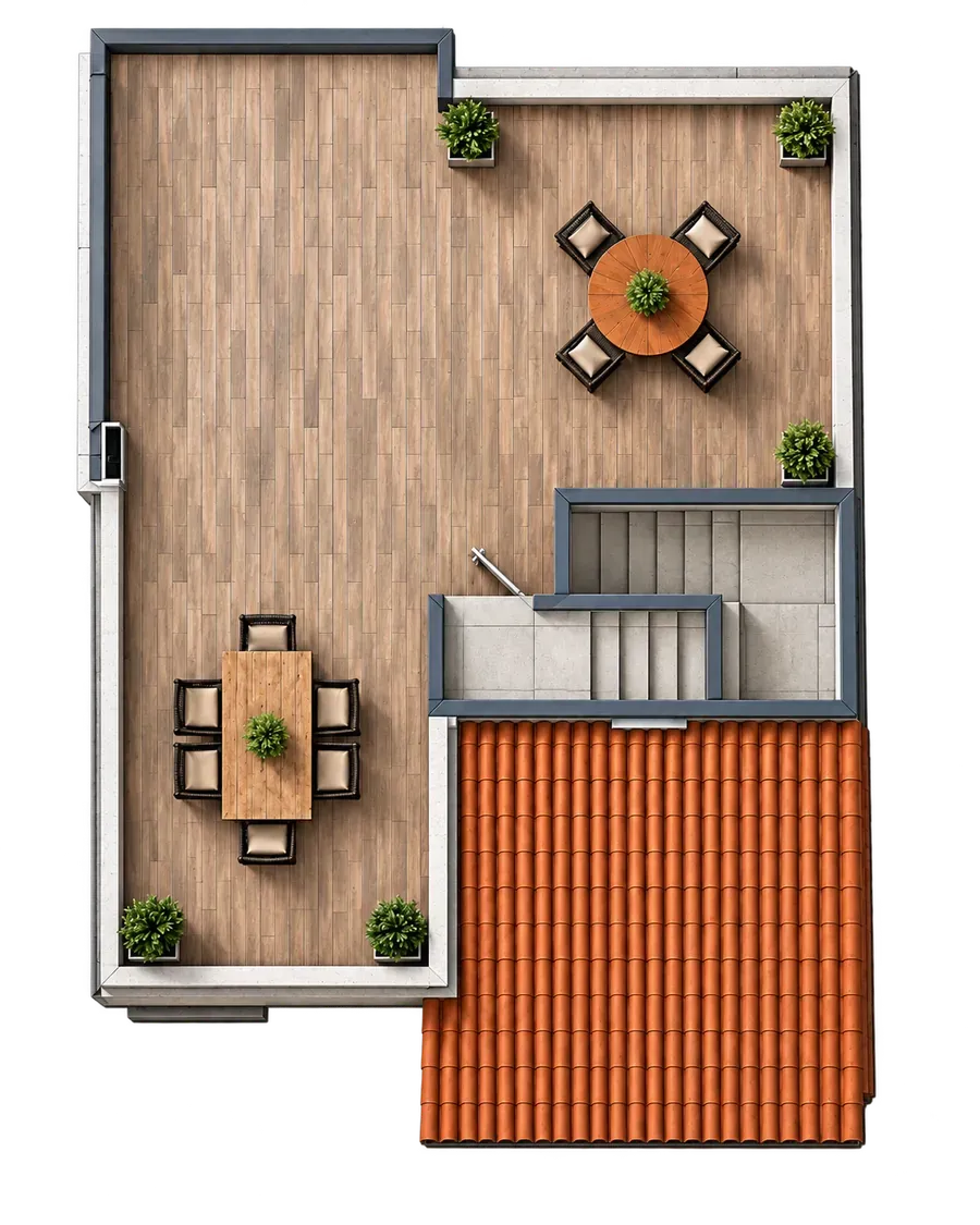 Roof del modelo Mazzorbo